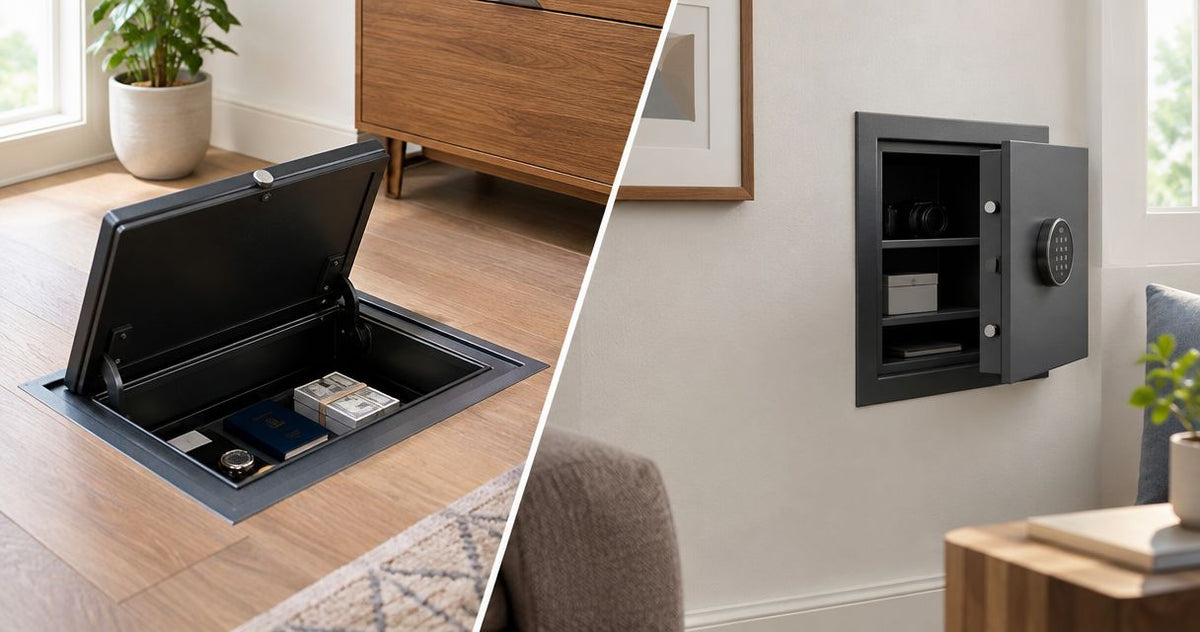Is a floor safe better than a wall safe?