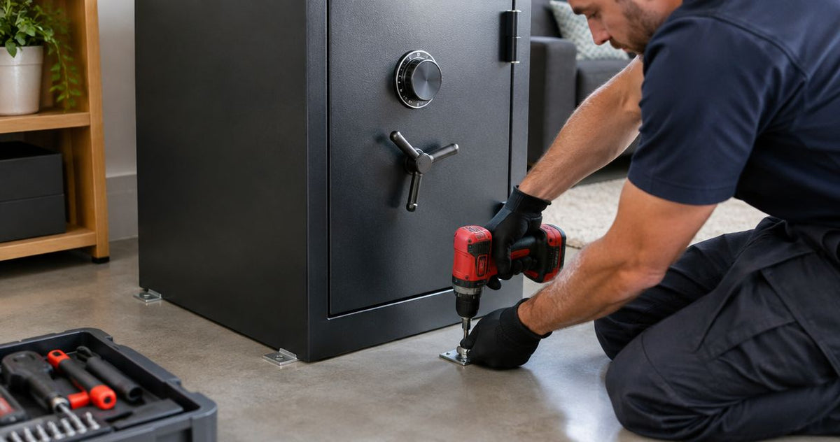 How much does it cost to bolt down a safe professionally?