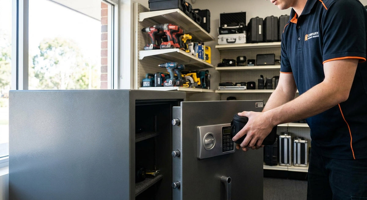 Safes for equipment hire and rental businesses