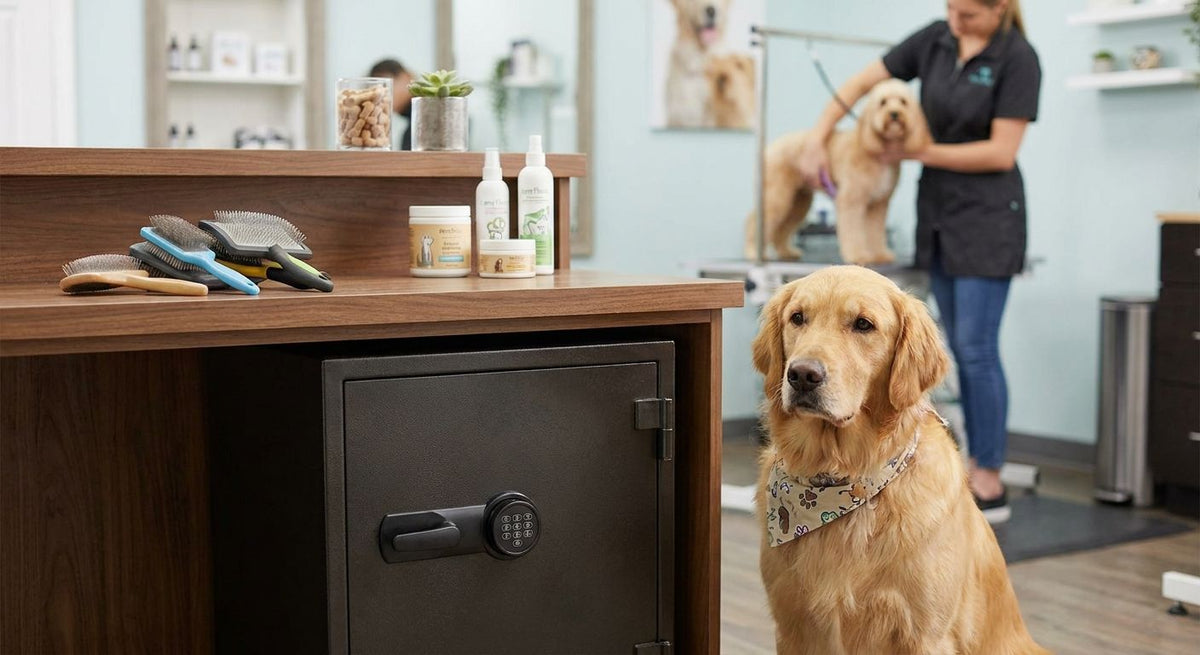 Safes for pet stores and grooming businesses