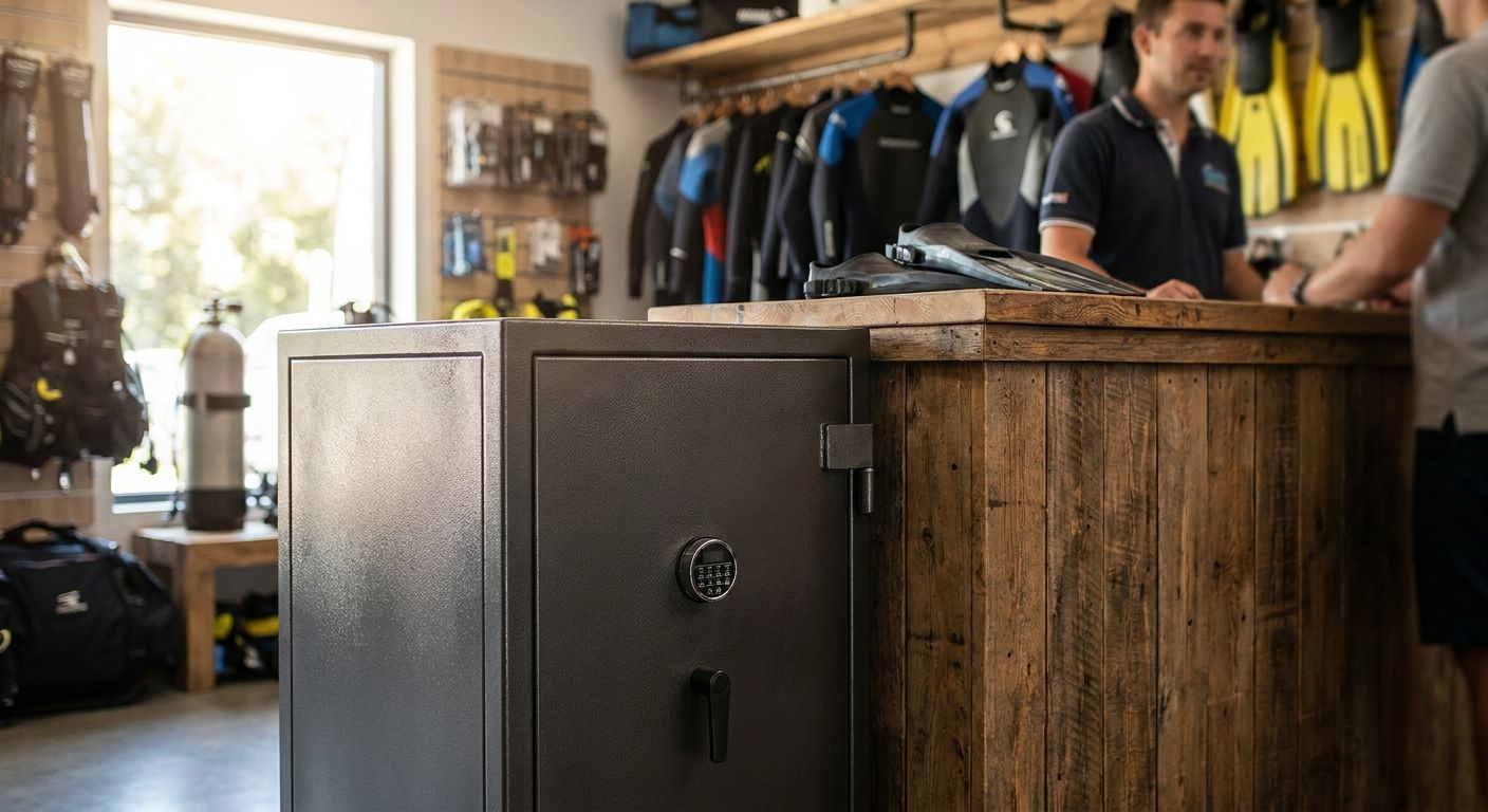 Safes for scuba diving and watersports retailers