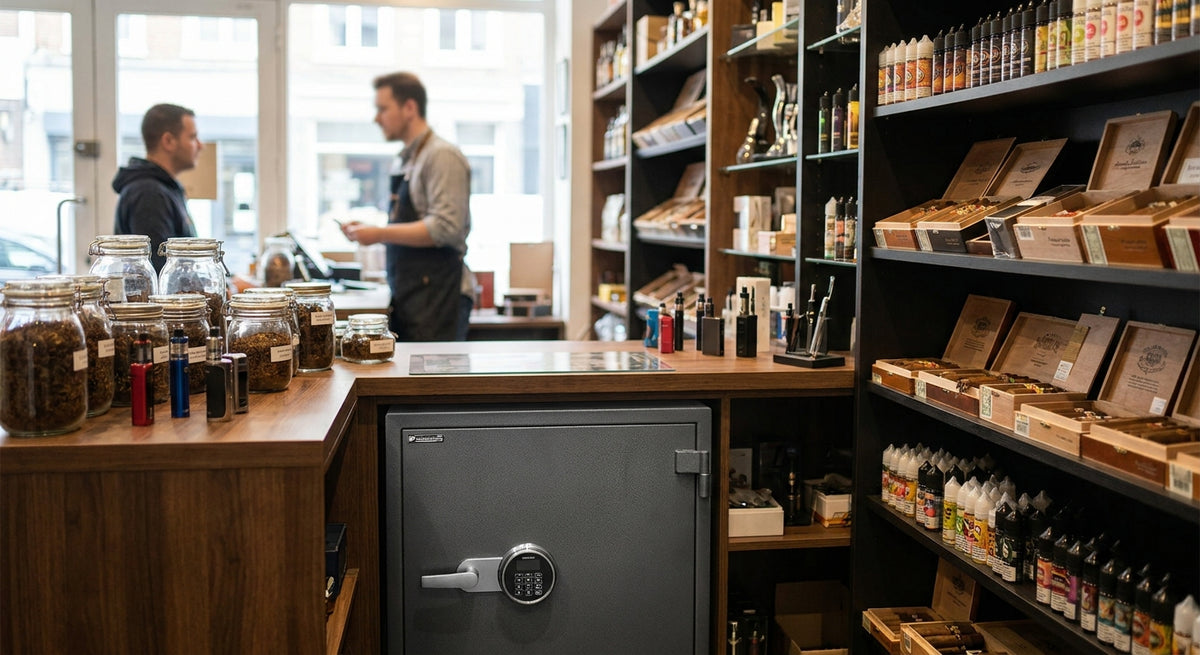 Safes for tobacconists and vape retailers