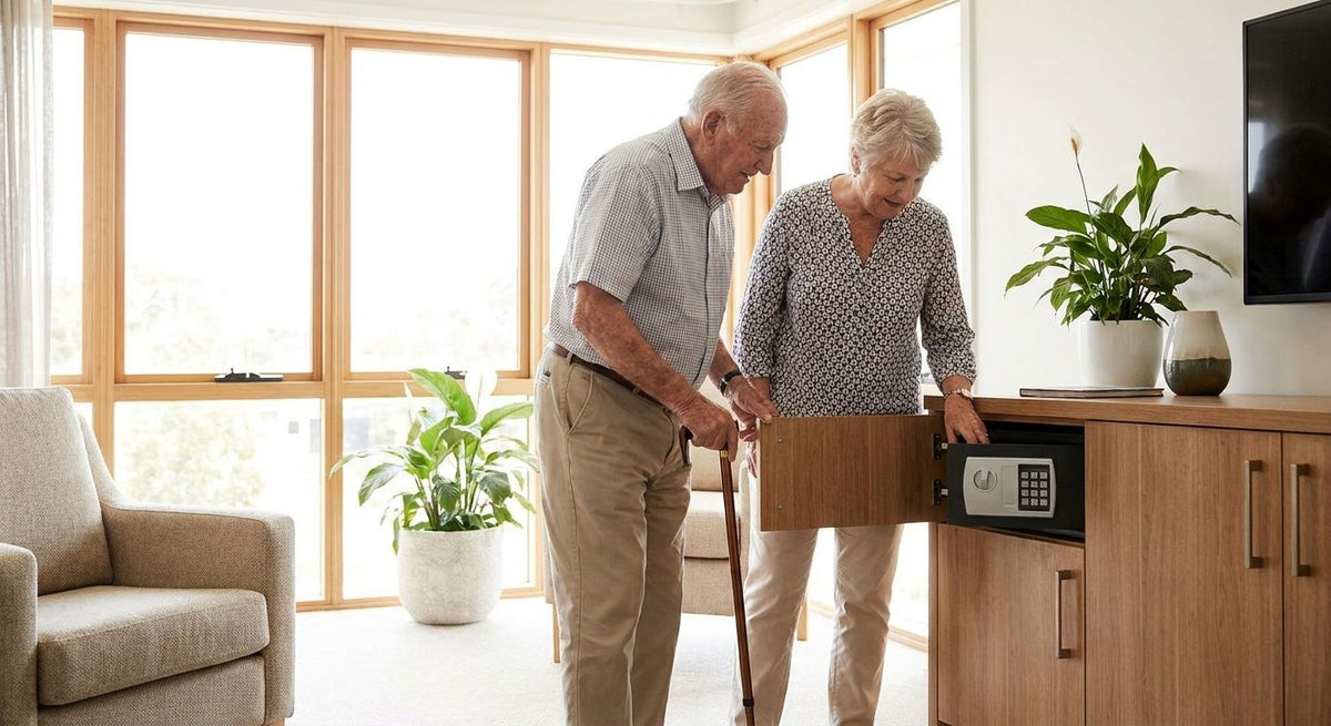 Safes for retirement villages and independent living communities