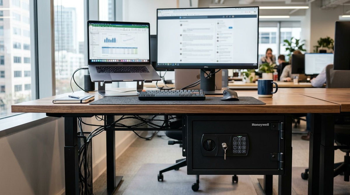 Best under-desk safes for office use 2026