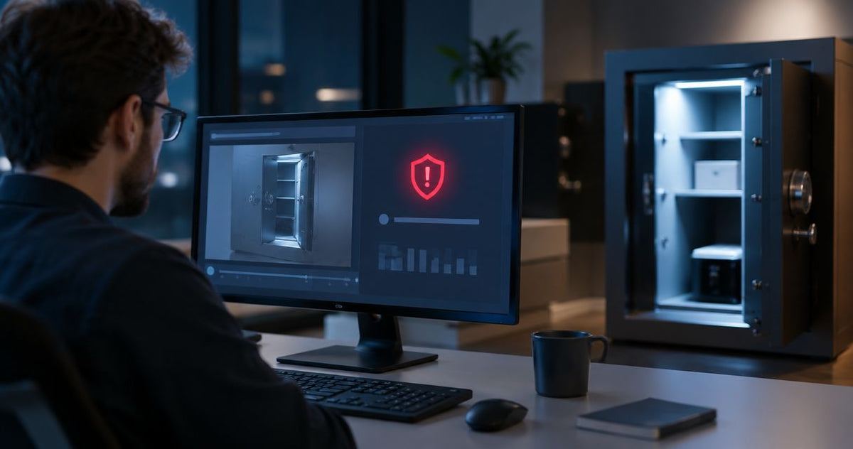 Automatically alert security when a safe opens after hours