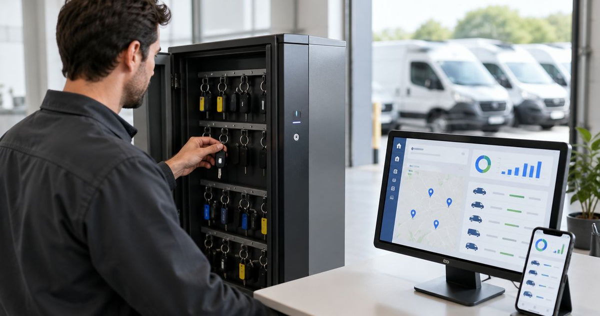 How to connect a key cabinet to a fleet management system