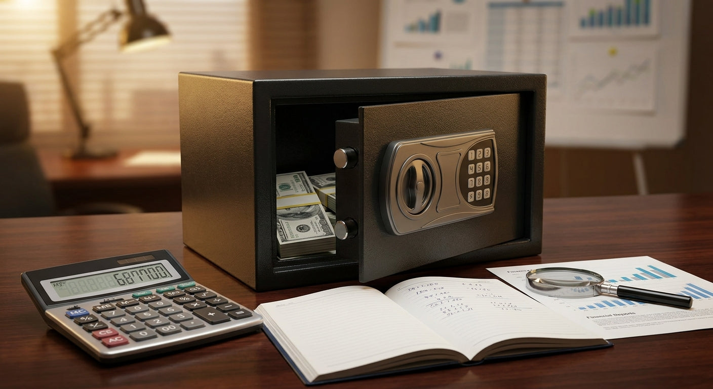 How to calculate the right cash rating for a business safe
