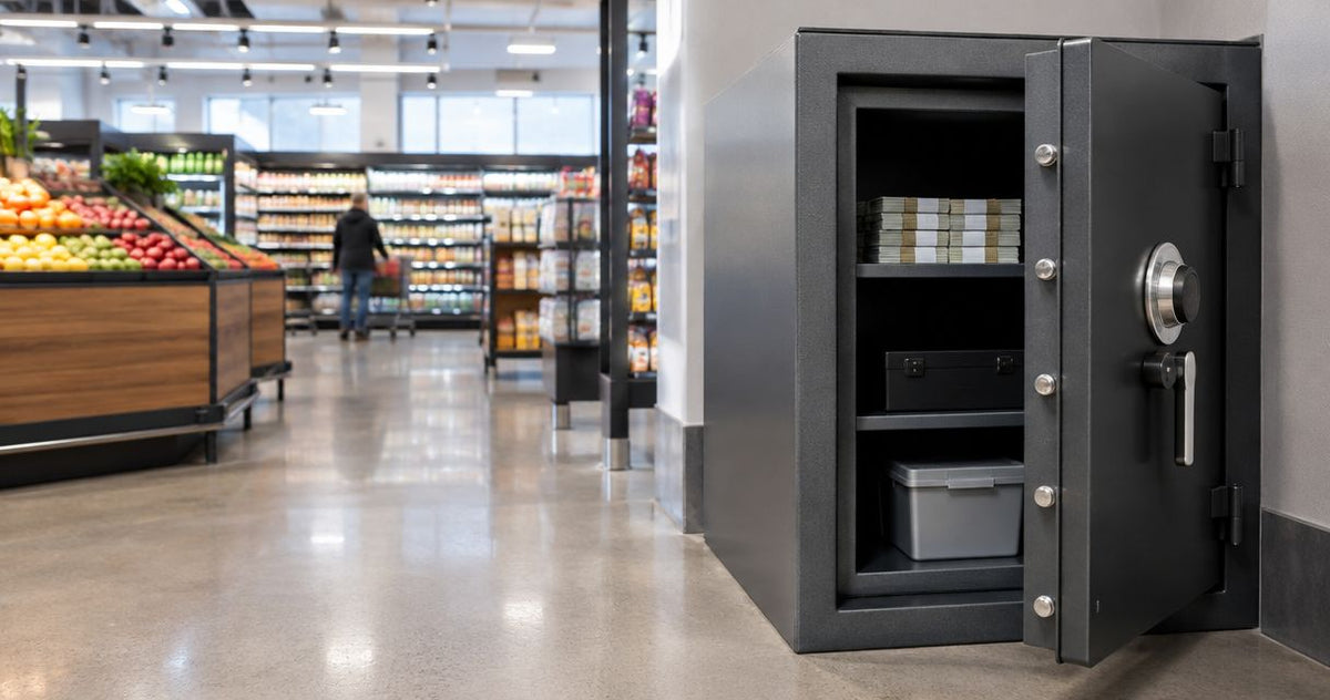 Safes for supermarkets and grocery stores: complete 2026 guide
