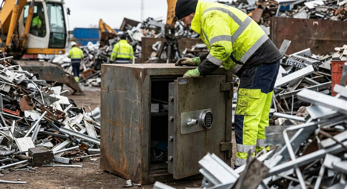 Safes for scrap metal and recycling yards