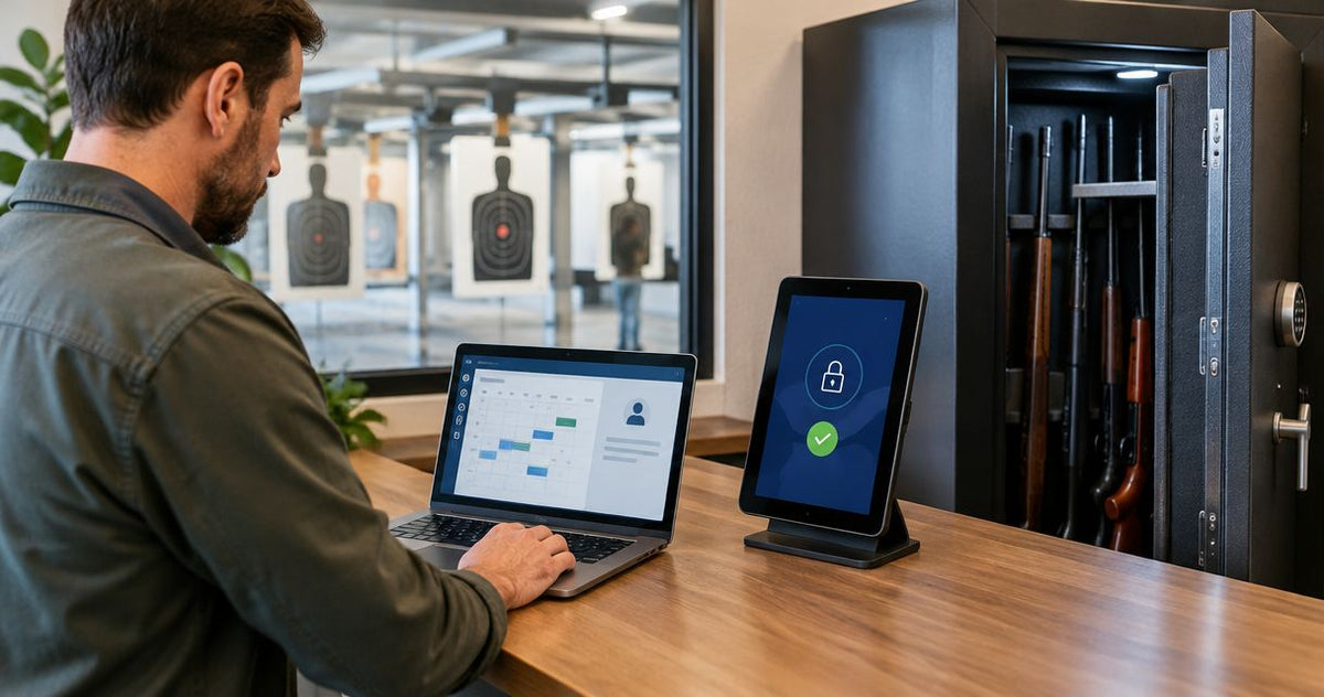 How to connect a gun safe to a shooting club's member booking system