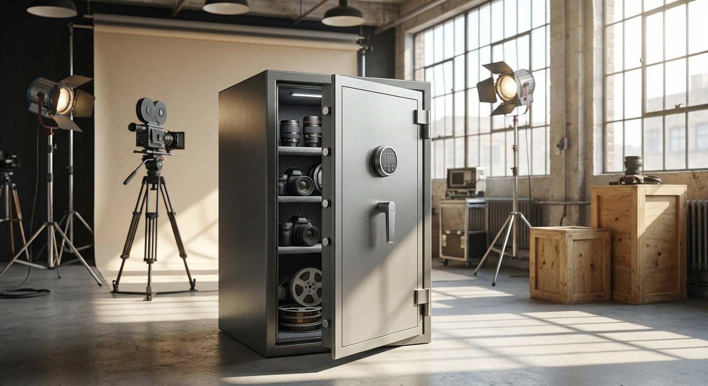 Safes for photography and film production studios