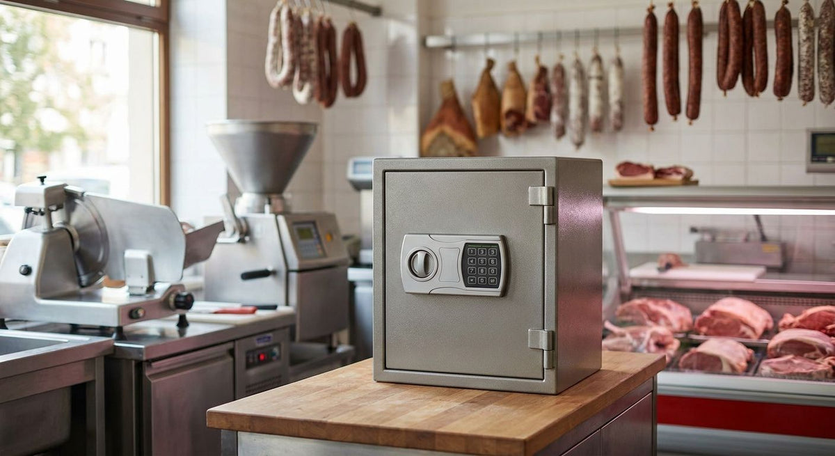 Safes for butchers and meat retailers