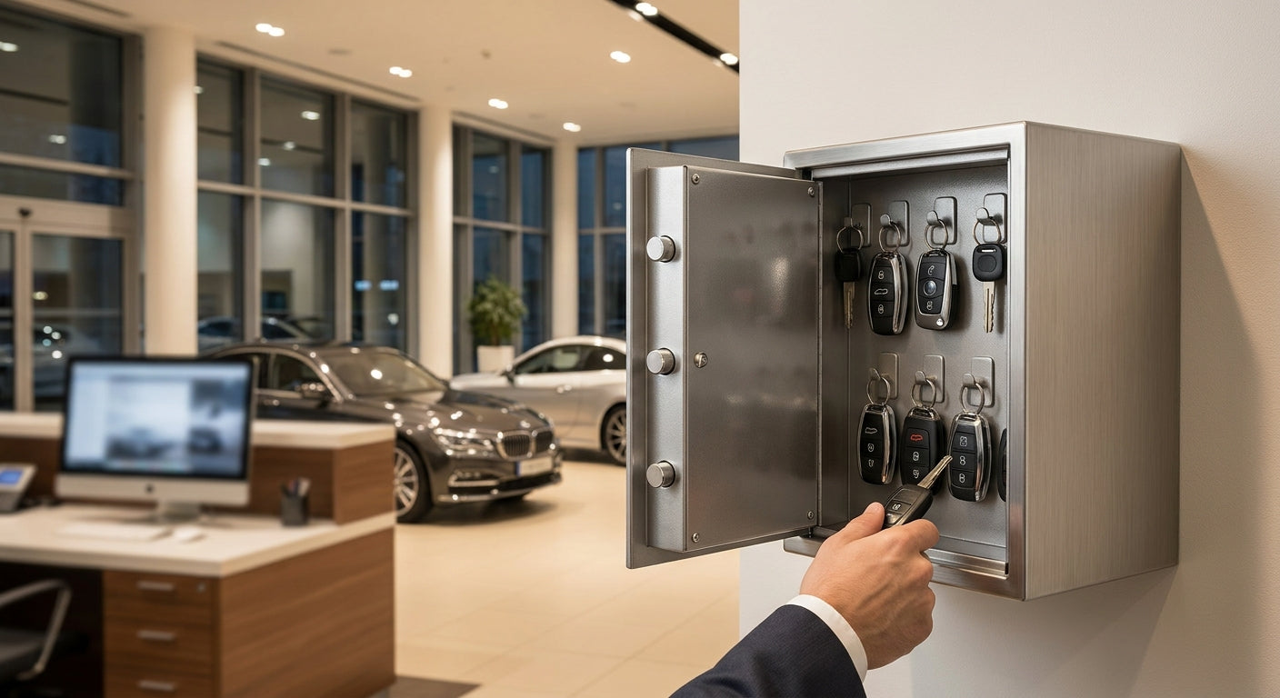 Key safes for car dealerships