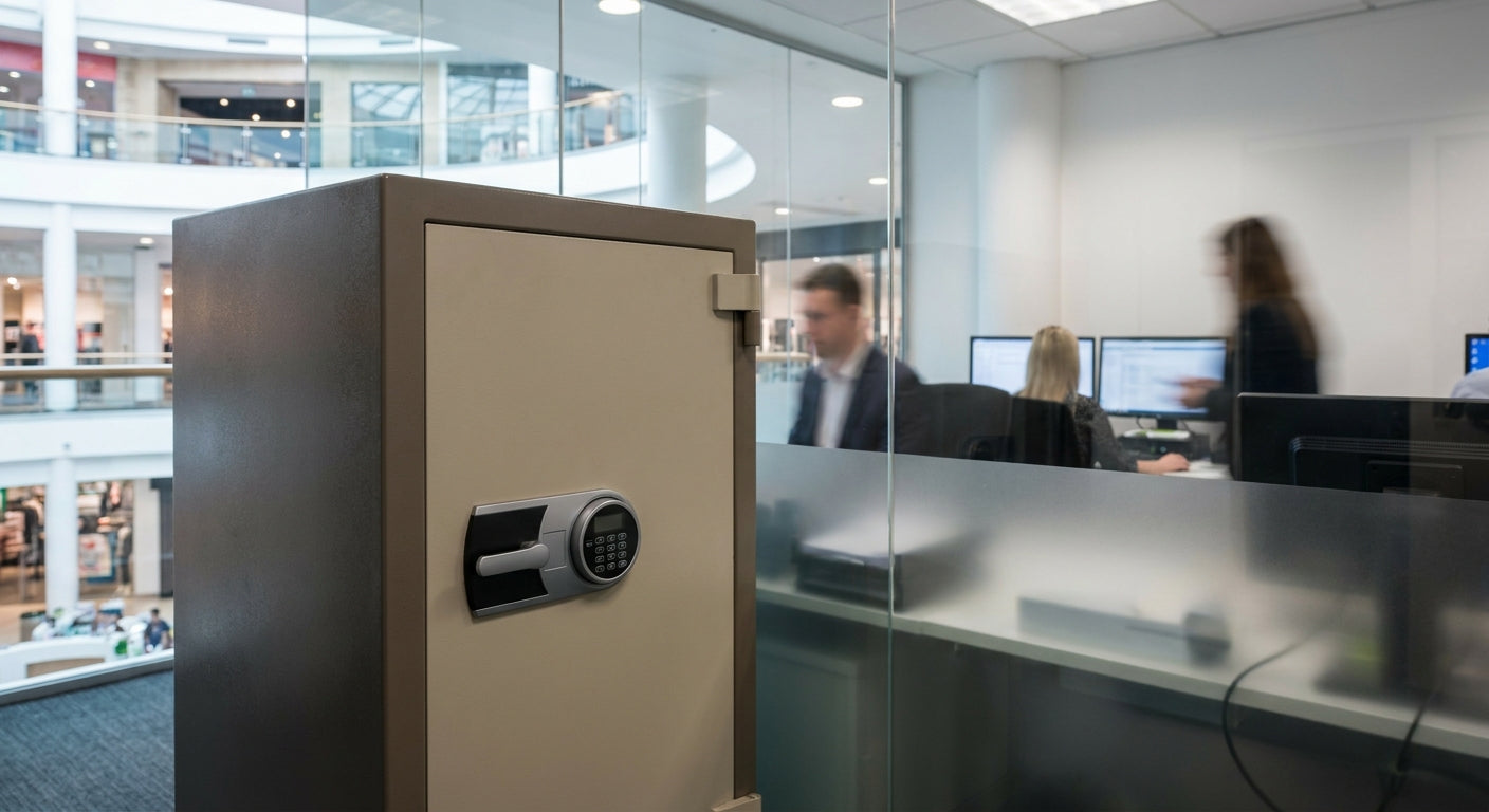 Safes for shopping centre management offices