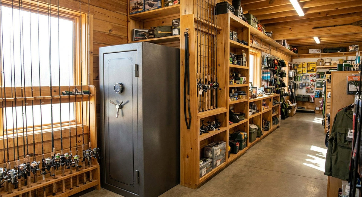 Safes for tackle shops and outdoor equipment retailers