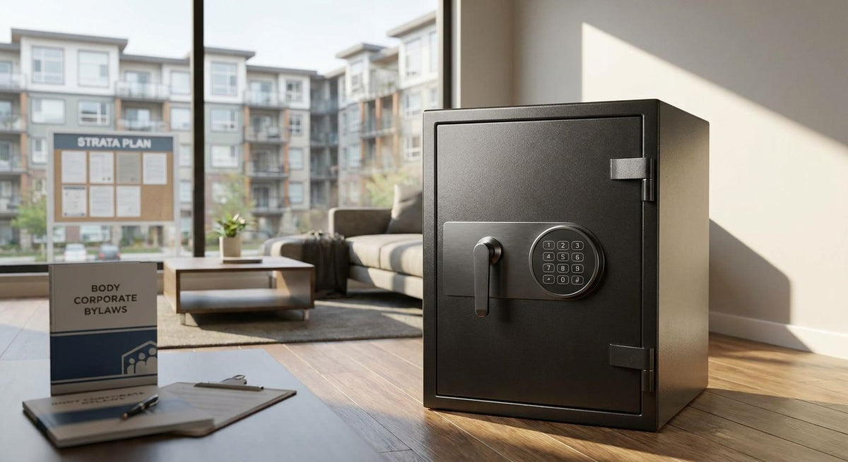 How to choose a safe that complies with strata and body corporate rules