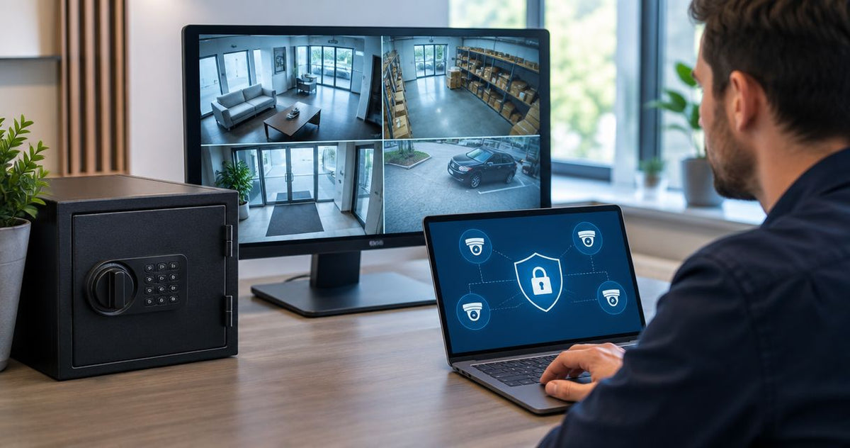 How to link a business safe to your CCTV monitoring system