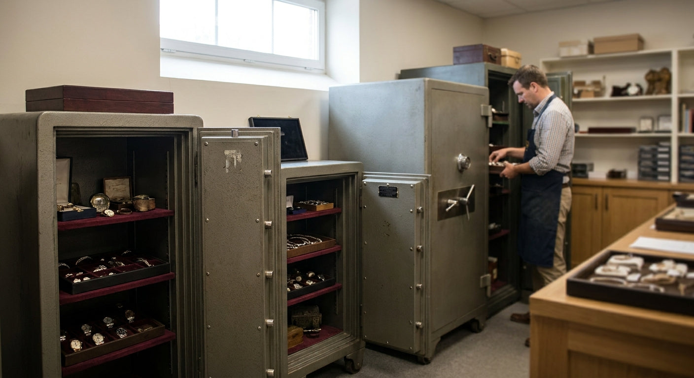 Safes for pawnbrokers and second-hand dealers