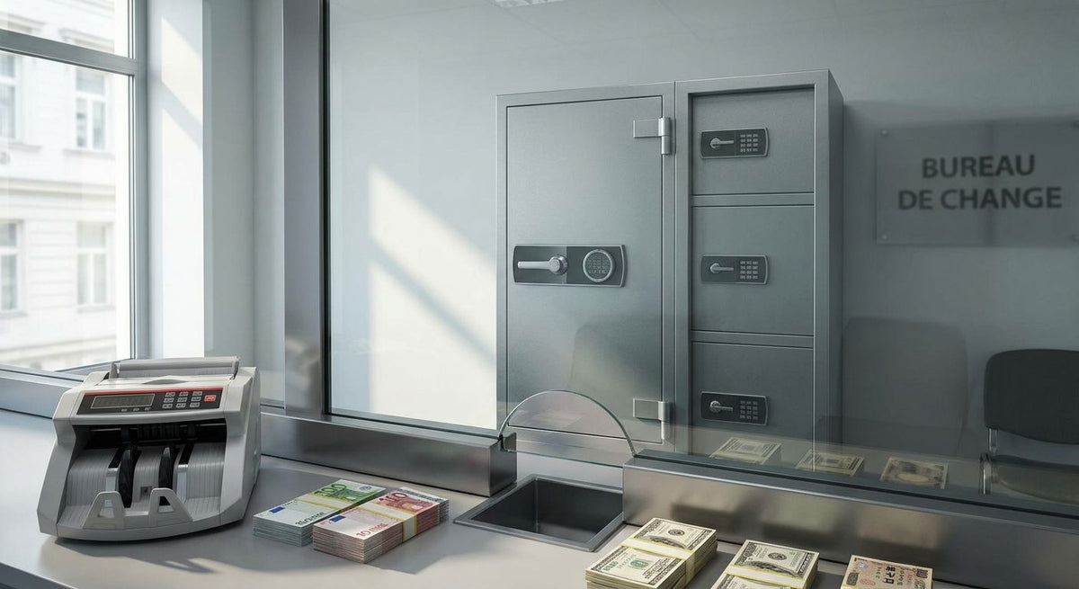 Safes for currency exchange and forex bureaus