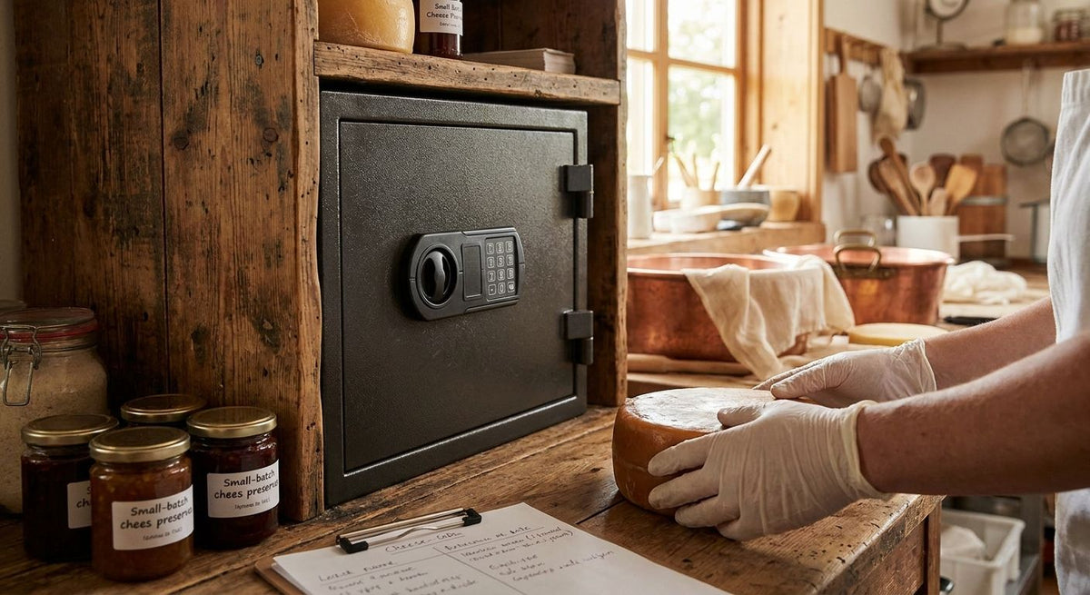 Safes for artisan cheese makers and small-batch food producers
