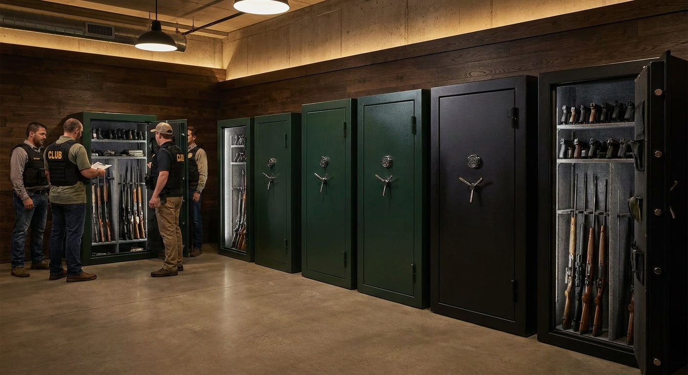 Safes for gun clubs and shared firearm storage