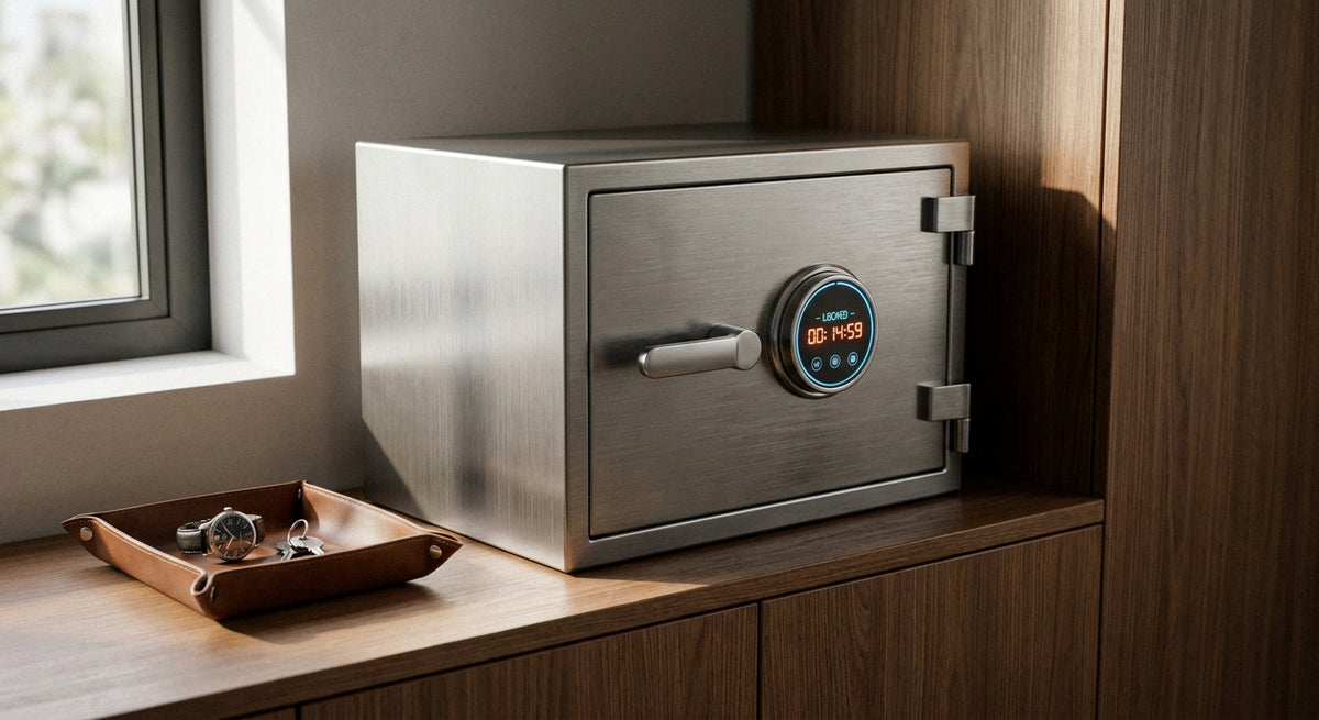 Time delay safes for home security