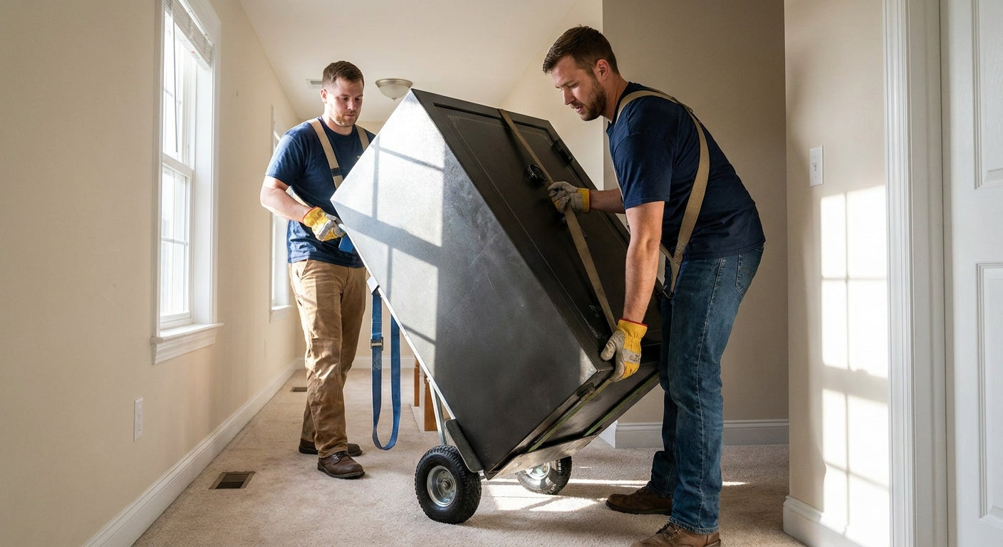 How to move a heavy safe safely
