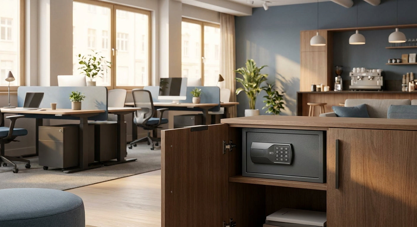 Safes for co-working spaces and shared offices