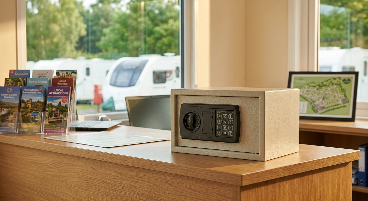 Safes for holiday parks and caravan park offices