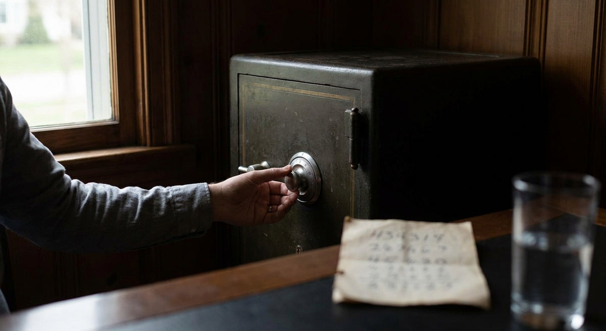 How to open a safe when you forget the combination