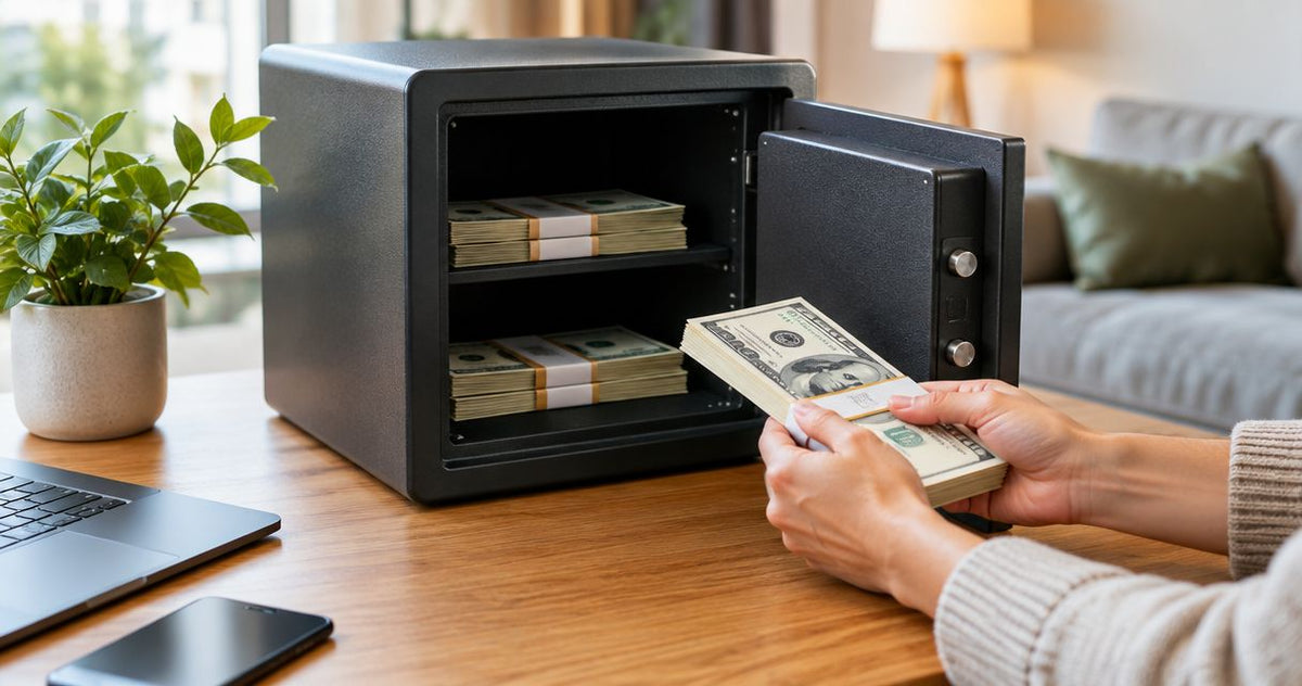 How much cash can I legally keep in a home safe?