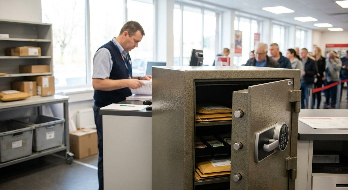 Safes for post offices and licensed postal outlets