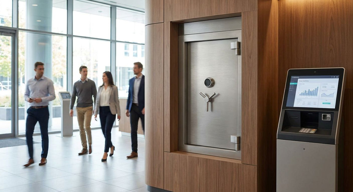 Safes for fintech branches and digital banking kiosks