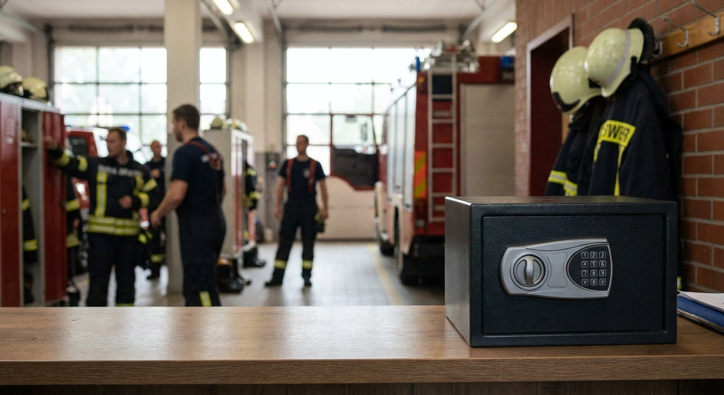 Safes for volunteer fire and emergency services stations