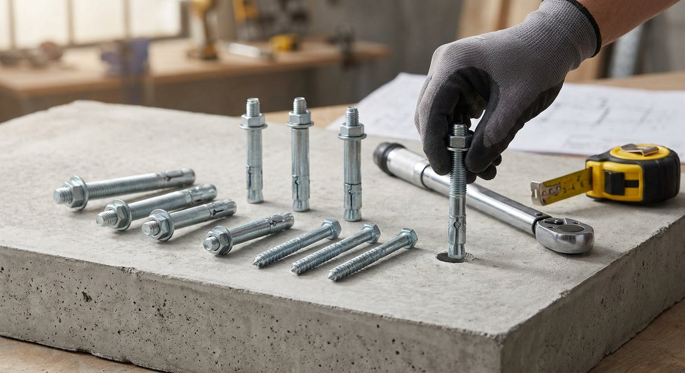 How to choose the right anchor bolts for a safe installation