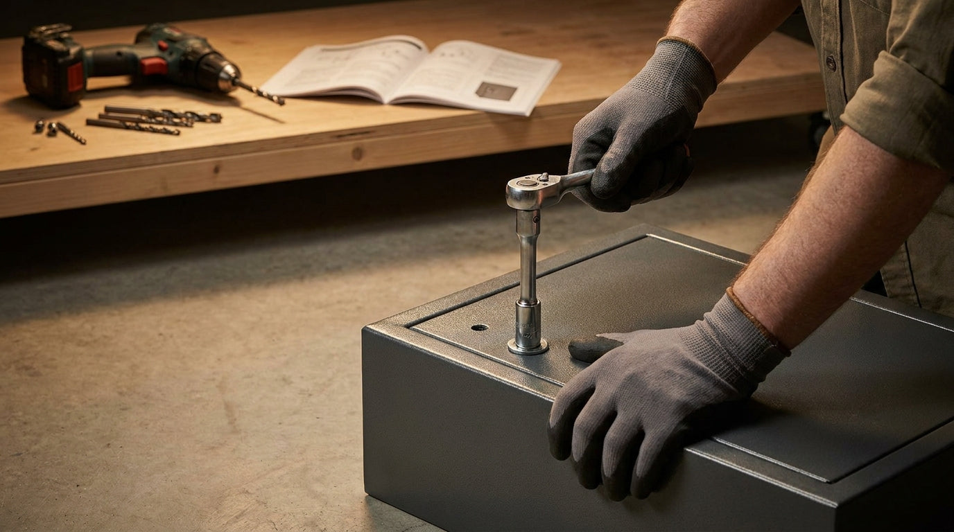 How to bolt down a safe correctly