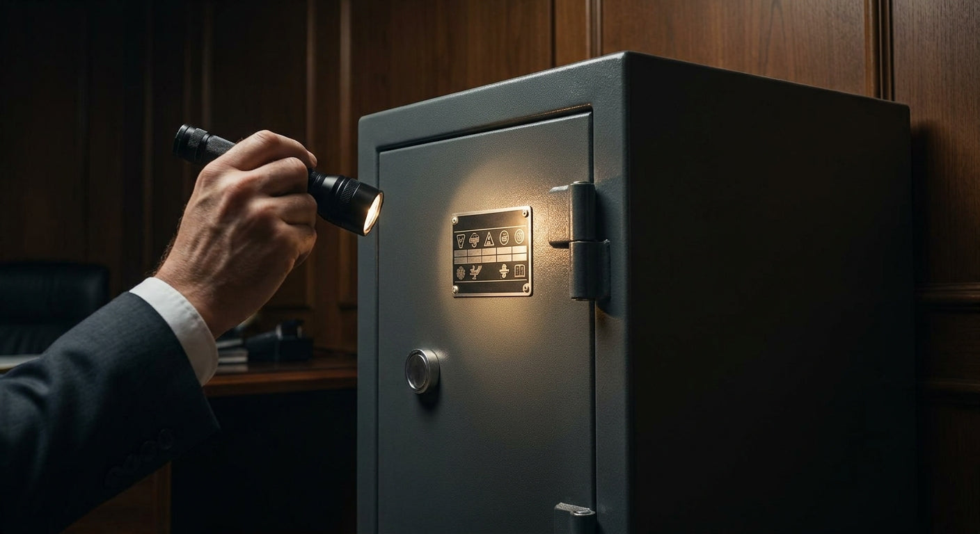 How to check a safe's burglary resistance rating before buying