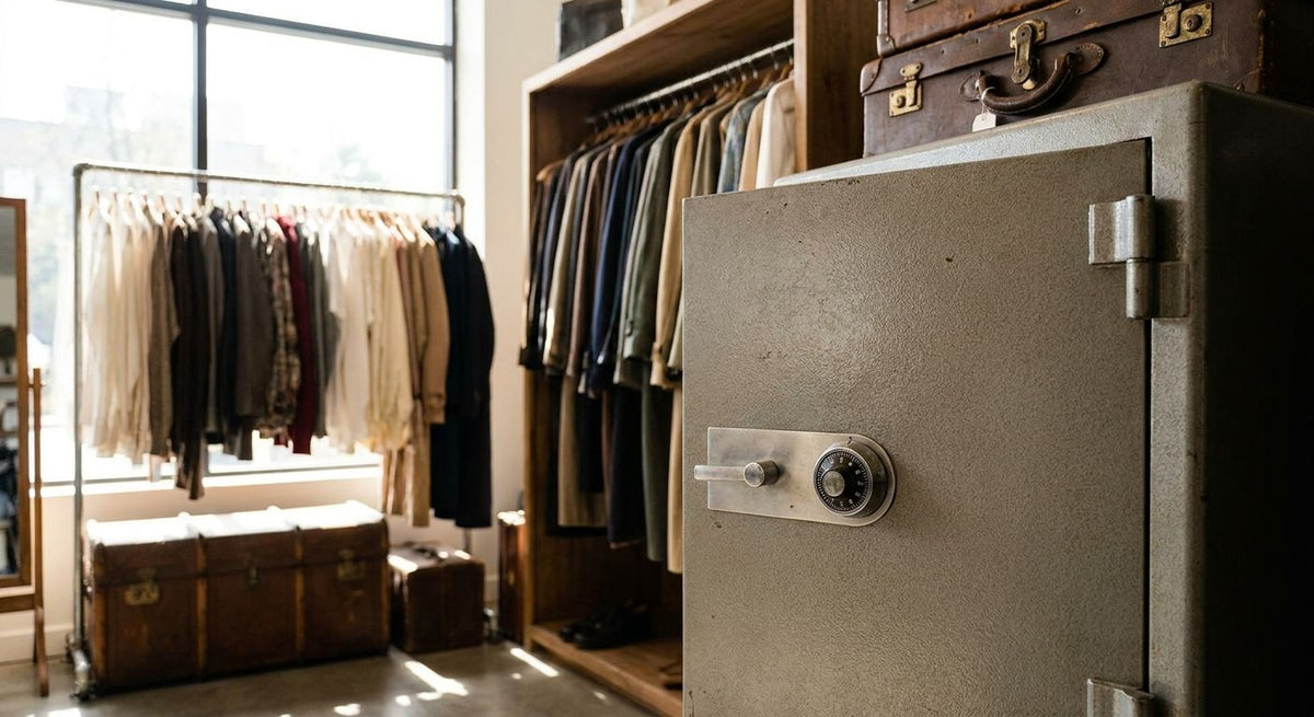 Safes for vintage clothing and consignment stores