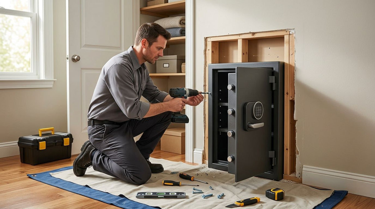 How long does it take to install a home safe?