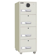 Apex-Safe - 4 Drawer Fireproof File Cabinet Safe - ASF680-4EKK 1