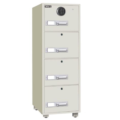 Apex-Safe - 4 Drawer Fireproof File Cabinet Safe - ASF680-4EKK 2