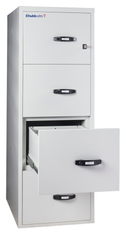 ChubbSafes Fire File 4 Drawer 31" Filing Cabinet 3