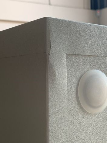 DAMAGED ChubbSafes Fire File 4 Drawer 25" Filing Cabinet 3