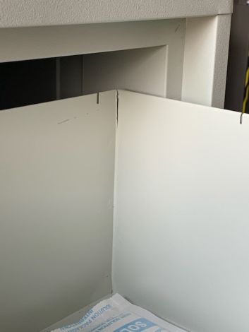 DAMAGED ChubbSafes Fire File 4 Drawer 25" Filing Cabinet 9