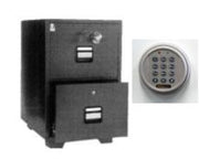 LOCKTECH - 2-Drawer Fire Resistant Filing Cabinet 1