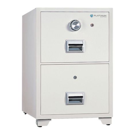 Platinum FG2 Fire Guard Filing Cabinet Safe 6