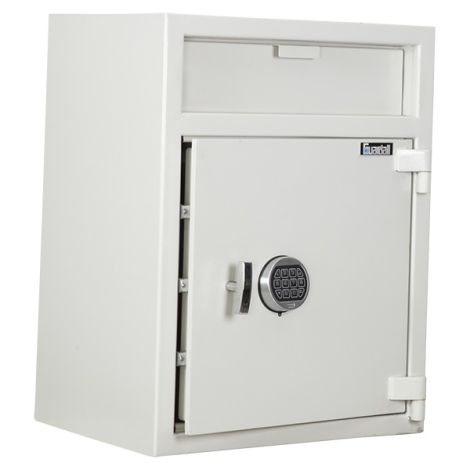 Guardall -FLD3 - Front Loading Deposit Safe door open 10%,Guardall -FLD3 - Front Loading Deposit Safe door wide open,Guardall -FLD3 - Front Loading Deposit Safe