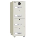 Apex-Safe - 4 Drawer Fireproof File Cabinet Safe - ASF680-4EKK